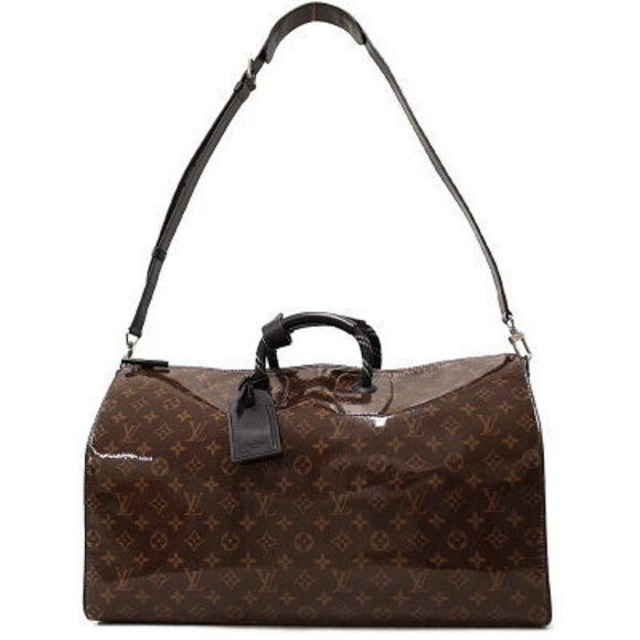 Louis Vuitton Monogram Glaze Keepall Bandouliere Boston Bag - Picture 1 of 8